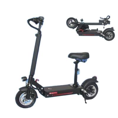 China 10 Inch Foldable Electric Scooter Motorcycle 350w Electric Scooter 48V 12AH Black Power Battery Motor CLHBC-001 for sale