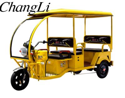 China Electric passenger passenger tricycle and electric taxi and electric car rikshaw for sale