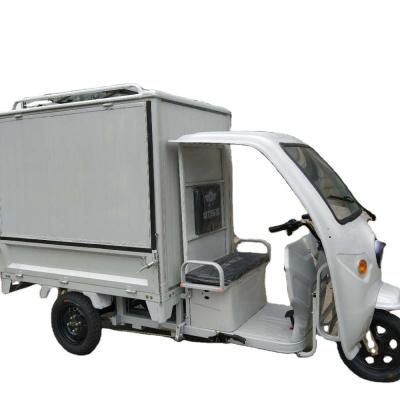 China Single Electric Passenger Tricycle Dining Car Mobile Dining Car Ice Cream Truck for sale