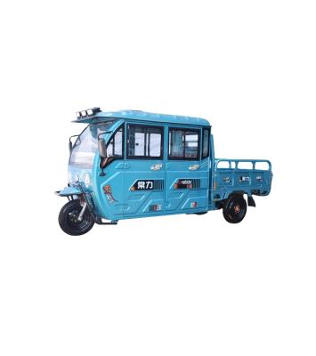 China Carry Cargo Cargo Electric Tricycle Van Truck Enclosed Cab Compartment Can Be Opened for sale