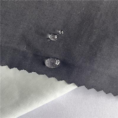 China waterproof nylon taslan fabric 5000mm milky breathable PU coated fabric waterproof nylon taslan fabric for outdoor coat for sale