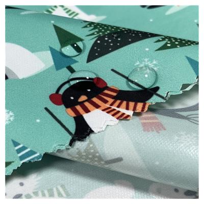 China 100% waterproof printing fabric polyester pongee fabric Shrink-resistant with TPU ues for garment for sale