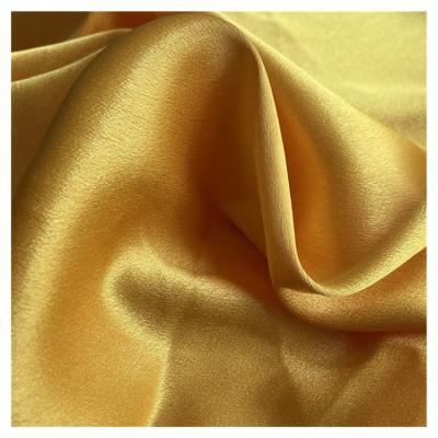 China High Quality Soft Shrink-Resistant Polyester 100% Silk Shiny Satin Fabric For Lady's Dress Underwear for sale