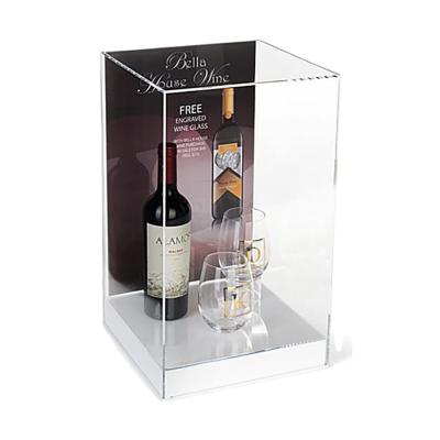 China Luxury Custom Wine Display Box For Retail Clear Acrylic Wine Box for sale