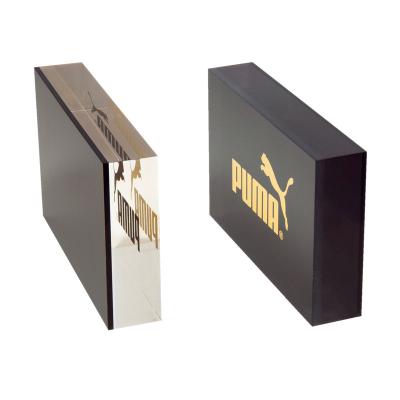 China Custom Price Logo Display Block Manufacture Acrylic Logo Block for sale