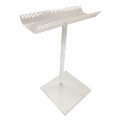 China Factory Wholesale Clear Rotating Acrylic Hair Rack Hair Extension Display Stand for sale