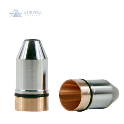 China Laser Cutting Head Laser DNE Laser Nozzles Bullet Cutting Nozzles Single Layer H22mm Caliber 1.0-4.0mm for sale