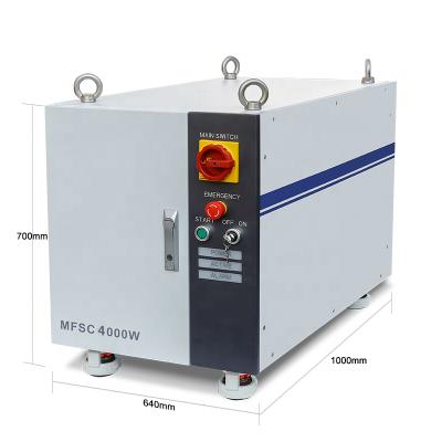 China Factory Max 4000W Fiber Laser Source Laser Generator For Fiber Laser Cutting Machine for sale