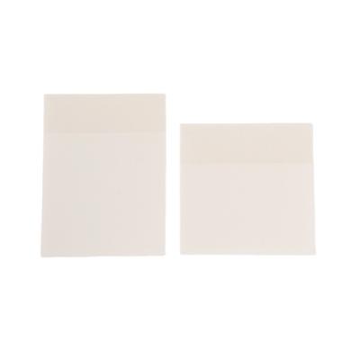 China New Design INS Self Adhesive White Transparent Waterproof PET Sticky Note for sale