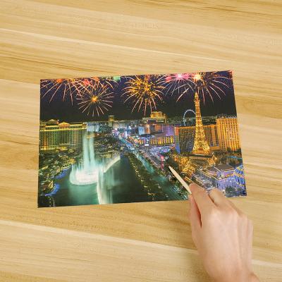 China DIY Colorful Night Scene City Stress Reliever Printed Creative Drawing Scratch Book for sale