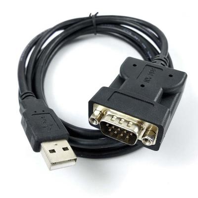 China Printer CP2102 Usb2.0 Male To Serial Rs232 DB9 Pin Male Adapter 9 Pin Console Serial Cable Rs 232 DB9 To Usb Straight Cable for sale