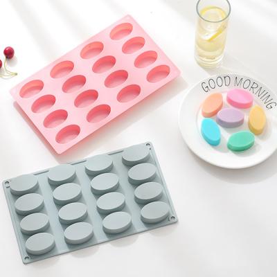 China Reusable Silicone Chocolate Mold 16 Series Silicone Cake Mold Viable Handmade Silicone Soap Mold for sale