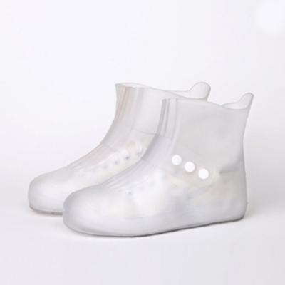 China Hot Selling Custom Washable Waterproof Protective Rain Boots Cover Non-slip Reusable Silicone Shoe Cover for sale