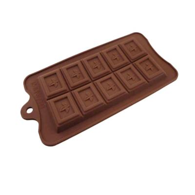 China Handmade Custom Health Sheet Silicone Chocolate Mold Brown Chocolate Viable for sale