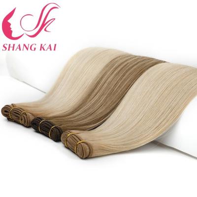 China 100 Percent Virgin Hair Weave Crochet Braid Straight Raw Unprocessed Straight Hair Extension Durable Double Drawn for sale