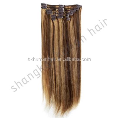 China Best Selling Silky Straight Wave Hair Products In Europe Market Private Label Brazilian Hair Clip In Hair Extensions for sale