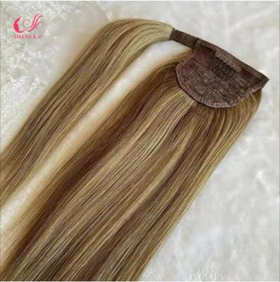 China Best Selling 100% Straight Hair Ponytail Hair Extensions For Woman for sale