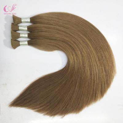 China 12A Russian Virgin Good Quality Straight Remy Hair Bulk Extensions for sale