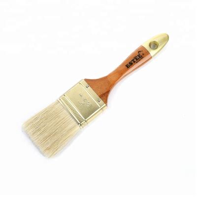 China Free Sample Paint Brush Manufacturer Price OEM Wooden Handle Paint Brush for sale