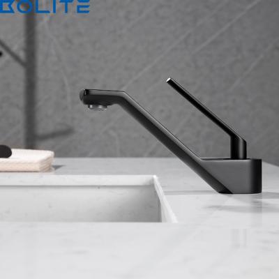 China New Customized Brushed Basin Faucet Modern Bathroom Basin Sink Faucet New for sale