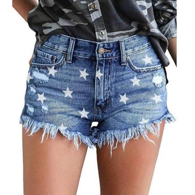 China Breathable Wholesale Star Suit Jeans Pants Abbreviations Girl for sale