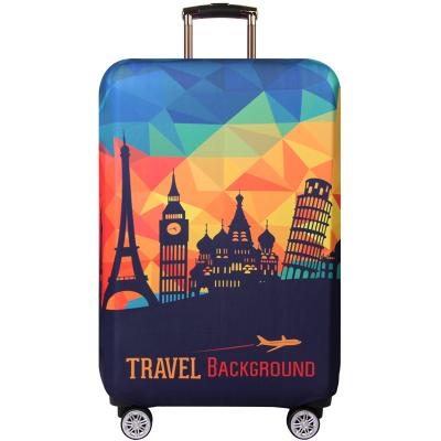 China Eco-friendly Travel Accessories Case Luggage Cover Device Suitcase Travel Luggage Elastic Cover for sale