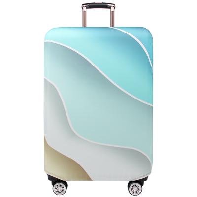 China Eco-friendly Fast Shipping Travel Suitcase Cover Device Luggage Case Travel Accessories Elastic Luggage Cover for sale