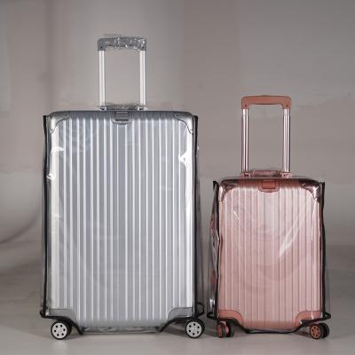 China PVC Waterproof Clear Waterproof Travel Luggage Protective Cover for sale