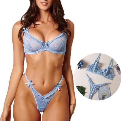 China Sets RUIYI 2023 Lace bra thong women underwear sets lingerie femme sexy sexy lingerie set for sale