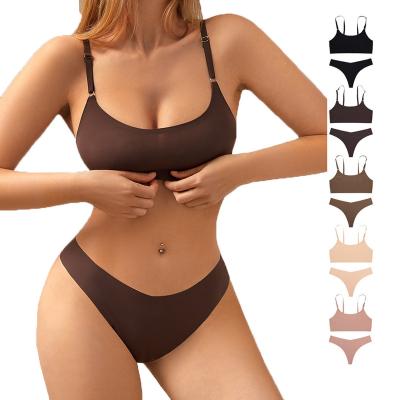 China Anti-Bacterial RUIYI Plus Size Underwire Bra Thong Underwear Set Custom Women Underwear for sale