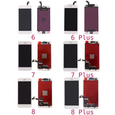 China 6G 7 Mobile Phone Replacement Parts Touch Screen Display Panel LCD For iPhone 5 6 7 8 plus 5C 5S 6S 6S plus 5G 6G 7G 8G 5.0 inch for sale