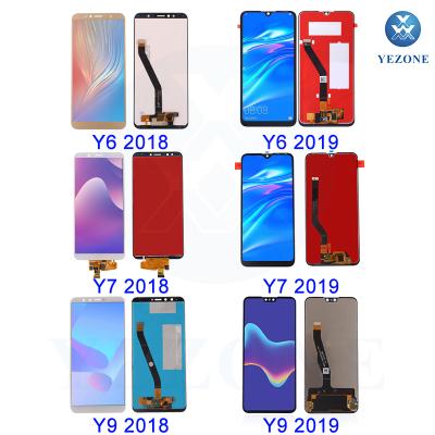 China pantallas de celulares for Huawei Y6 2019 Y6 2019 Y7 2018 Y7 2019 Y9 2018 Y9 LCD Display Touch Screen 2019 Display 6.5 inch for sale