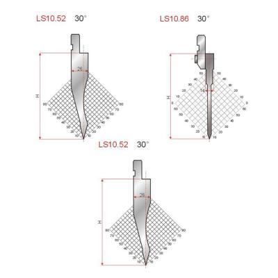 China 45-50HRC Press Brake Forming Dies Voor Hydraulische Buigmachine Te koop