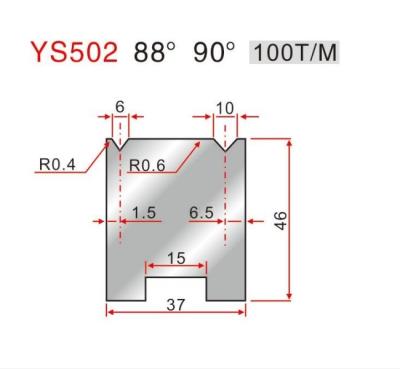 China LS502 Hochpräzisionspressbremsformformform für Blechbeugen zu verkaufen