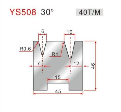 China YS508 Benutzerdefiniertes Bremswerkzeug mit V-Winkel von 30 Grad zu verkaufen