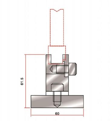 China Einstellpresse Bremsschlauchhalter YS40.14 für Biegemaschinen zu verkaufen