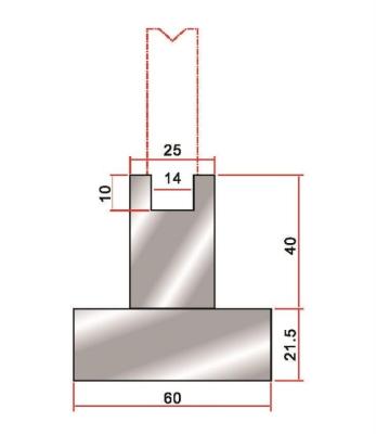 China YS40.14 Hydraulische drukremhouder voor CNC-buigmachines Te koop