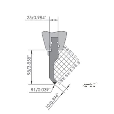 China Stamping Press Brake Punch And Die Modern Design Mould Cutting Punch for sale