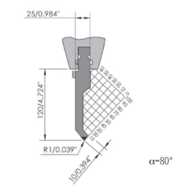 China Customize Punch Press Brake For Bending Machine Mold for sale