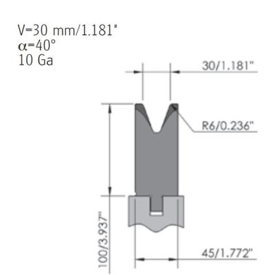 中国 メタリック 42CrMo プレス ブレーキ ツーリング スタンプ 液圧プレス 販売のため