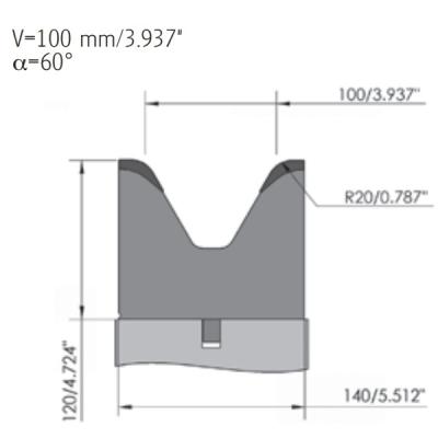 China Hydraulische CNC-Druckbremse Wila Dies 1V Die For Press Bremse Maschine zu verkaufen