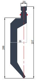 Κίνα WAL237.86.R1 Ευρωπαϊκό τύπου Τύπωση πέδησης 86 μοίρες προς πώληση