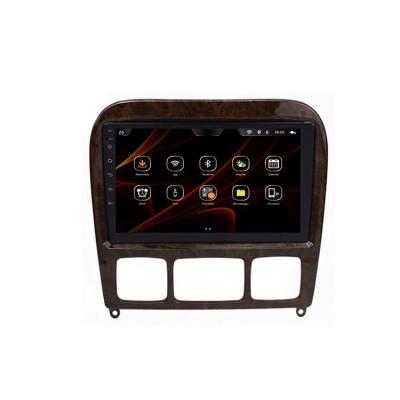 China 9 Inch Android Car GPS For Mercedes Benz S Class W220 IPS Touch Screen Full Wooden VCR MP5 WIFI GPS Navigation Car Radio for sale