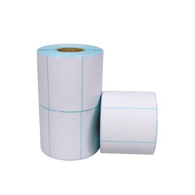 China Hot Sale Customized Adhesive Direct Thermal Label Paper Compatible Thermal Sticker Barcode Printer Labels Waterproof for sale