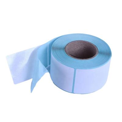 China 100 x 100 mm Thermal Paper Saving Barcode Waterproof Self Adhesive Direct Sticker for sale