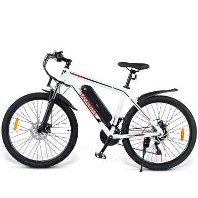 China Aluminum Alloy Electric Bicycle 48V8AH Lithium Battery 350W Motor 26