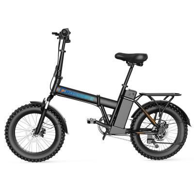 China Multifunctional Folding Electric Bike 500W Powerful Motor Fat Electric Bicycle 48V10AH 20*4.0 Tire Electric Bicycle Snow e Bike Mountain for sale