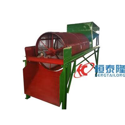 China Gold washing alluvial sand shaking for gold separator gold drum trommel rotary screen washing machine for sale