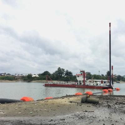 China Diesel Power Cutter Suction Dredger 4000m3 Water Flow Distance 2500m for sale