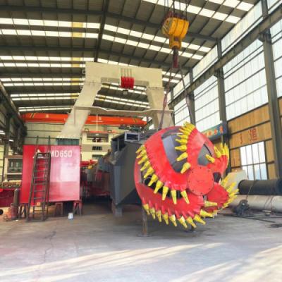 China Sea Bed Desilting Cutter Sand Dredger Dredging In Salty Water / Lake for sale